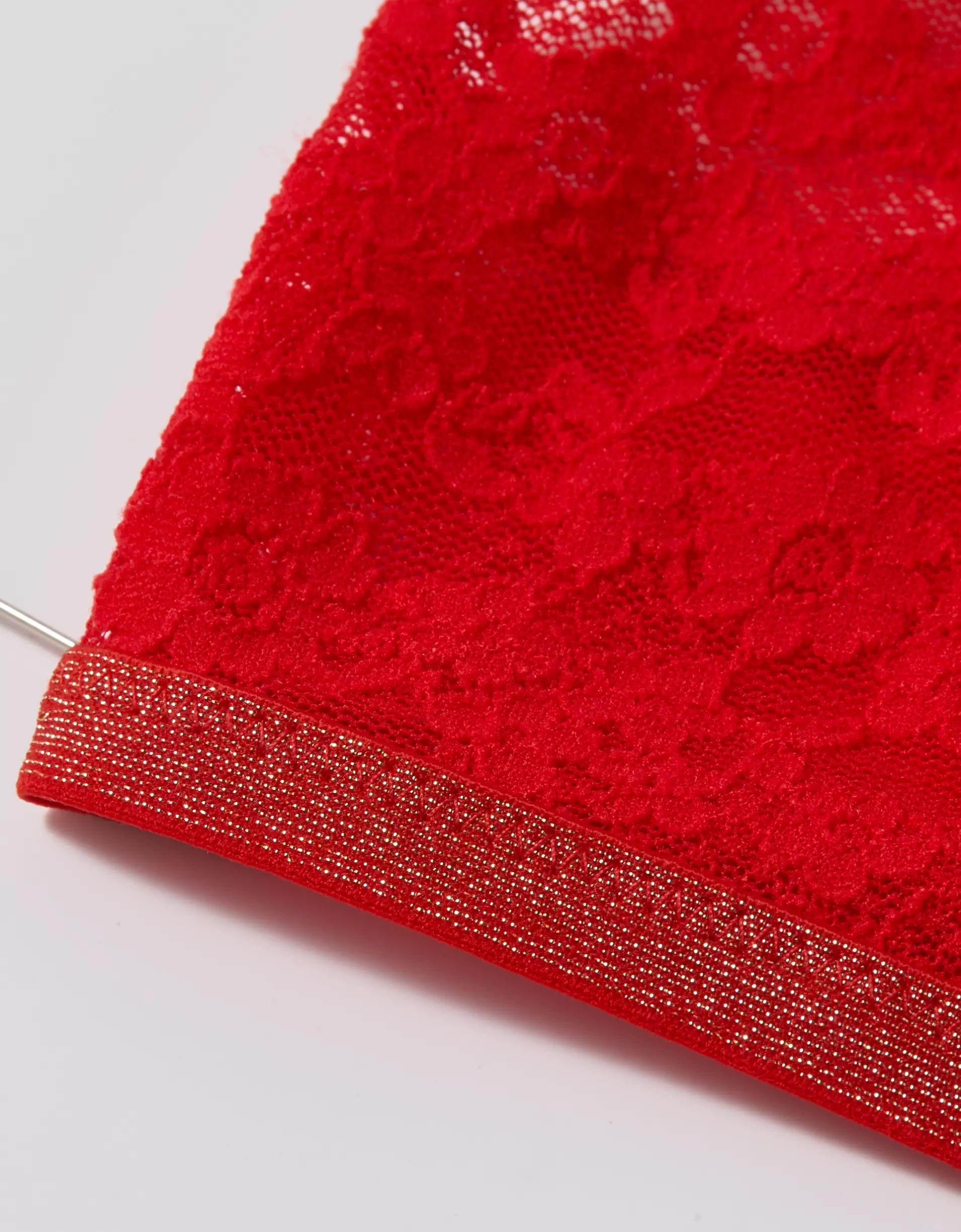 Show Off Shine Vintage Lace Triangle Bralette Product Image