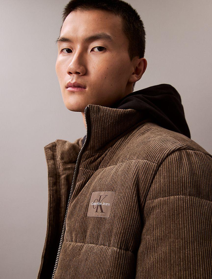 Corduroy Puffer Jacket Product Image