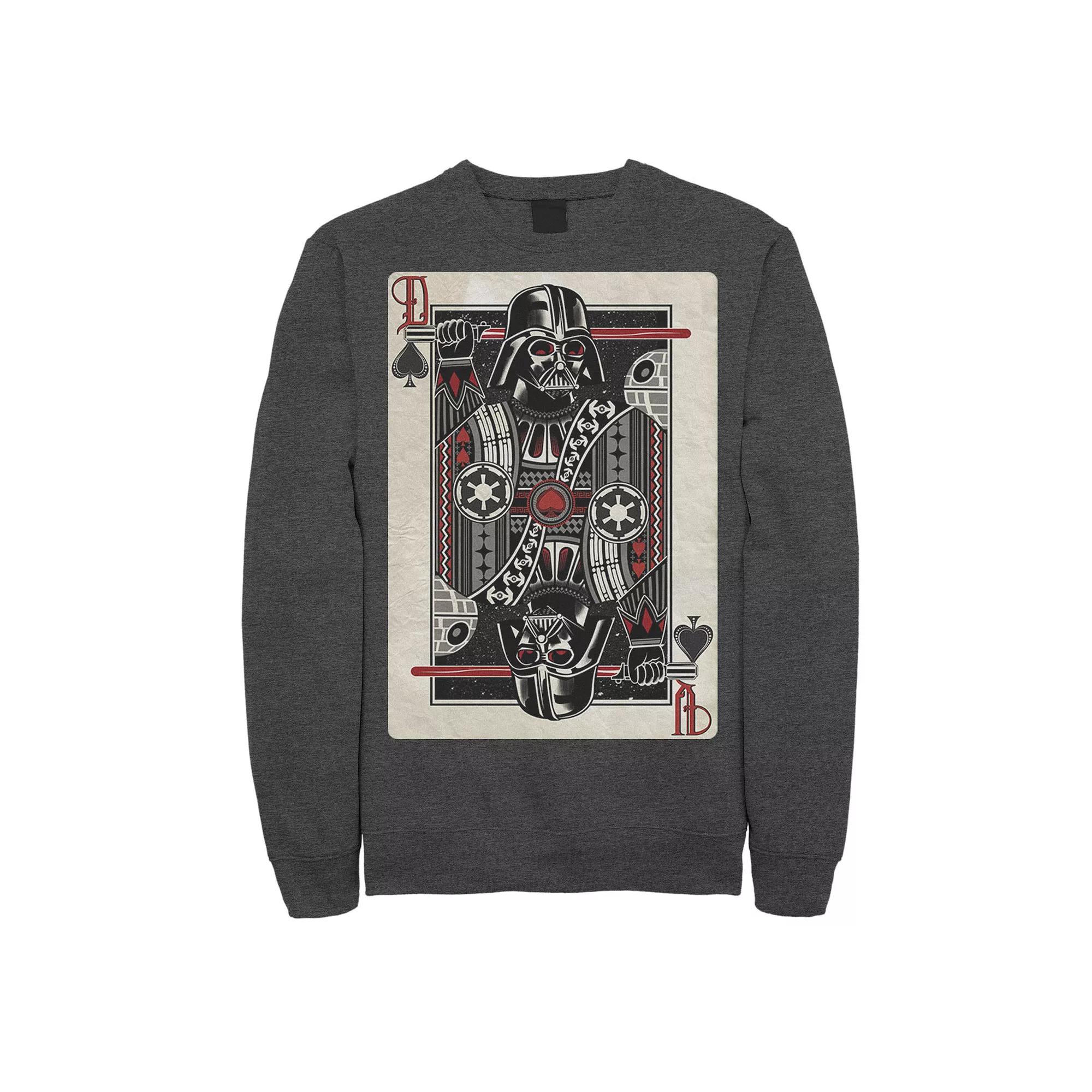 Men's Star Wars Darth Vader King of Spades Sweatshirt,  Product Image