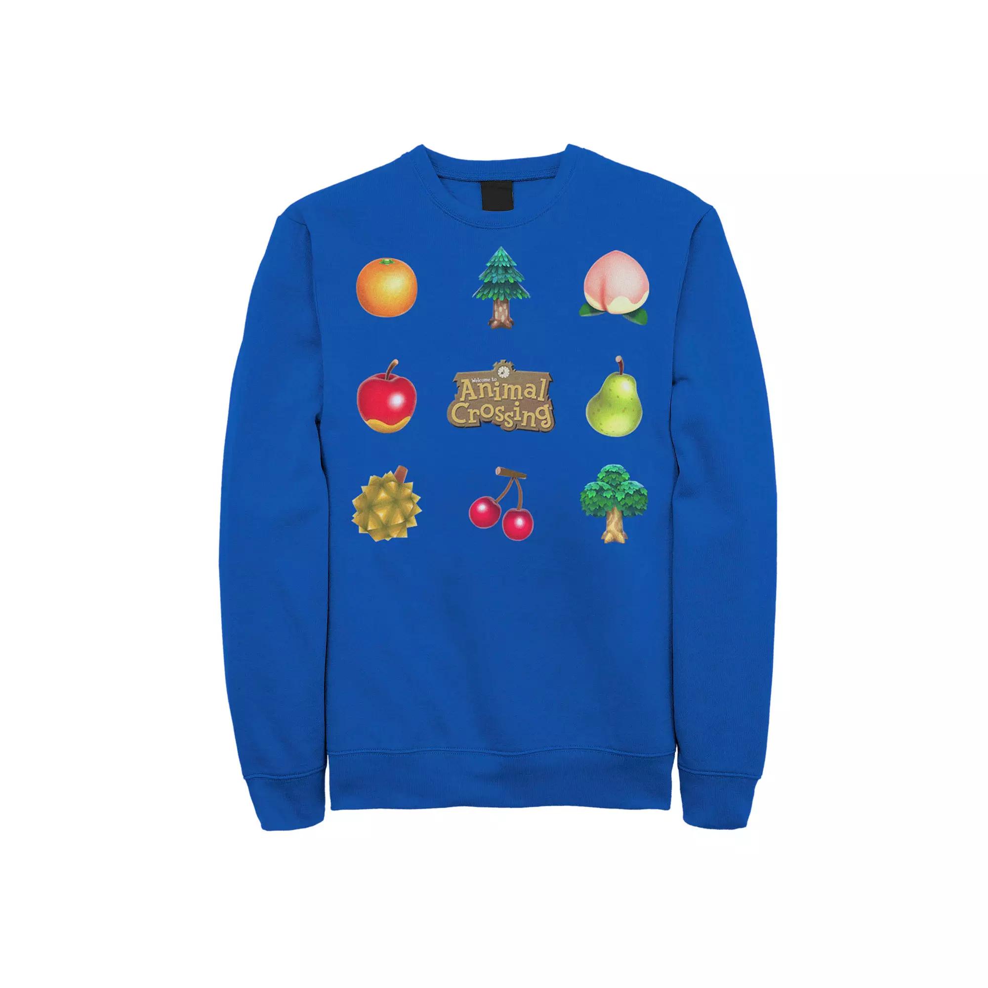 Men's Animal Crossing Items Found Title Logo Sweatshirt,  Product Image