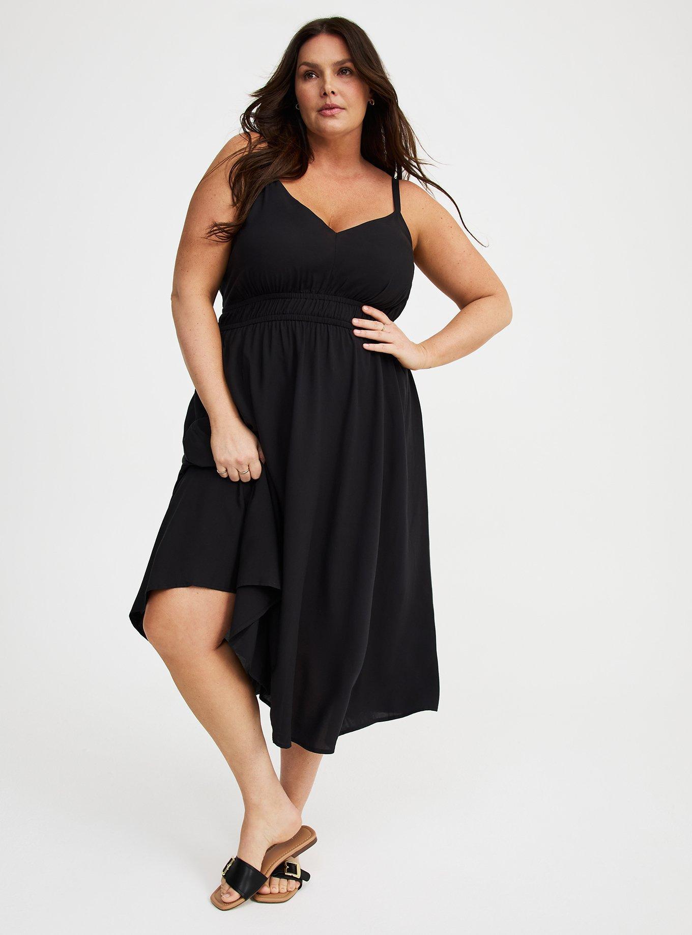 Midi V-Neck Dress Product Image