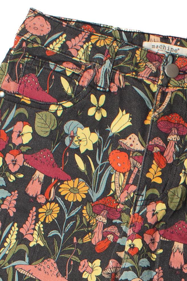 Mushroom & Wildflower Flare Jeans Product Image