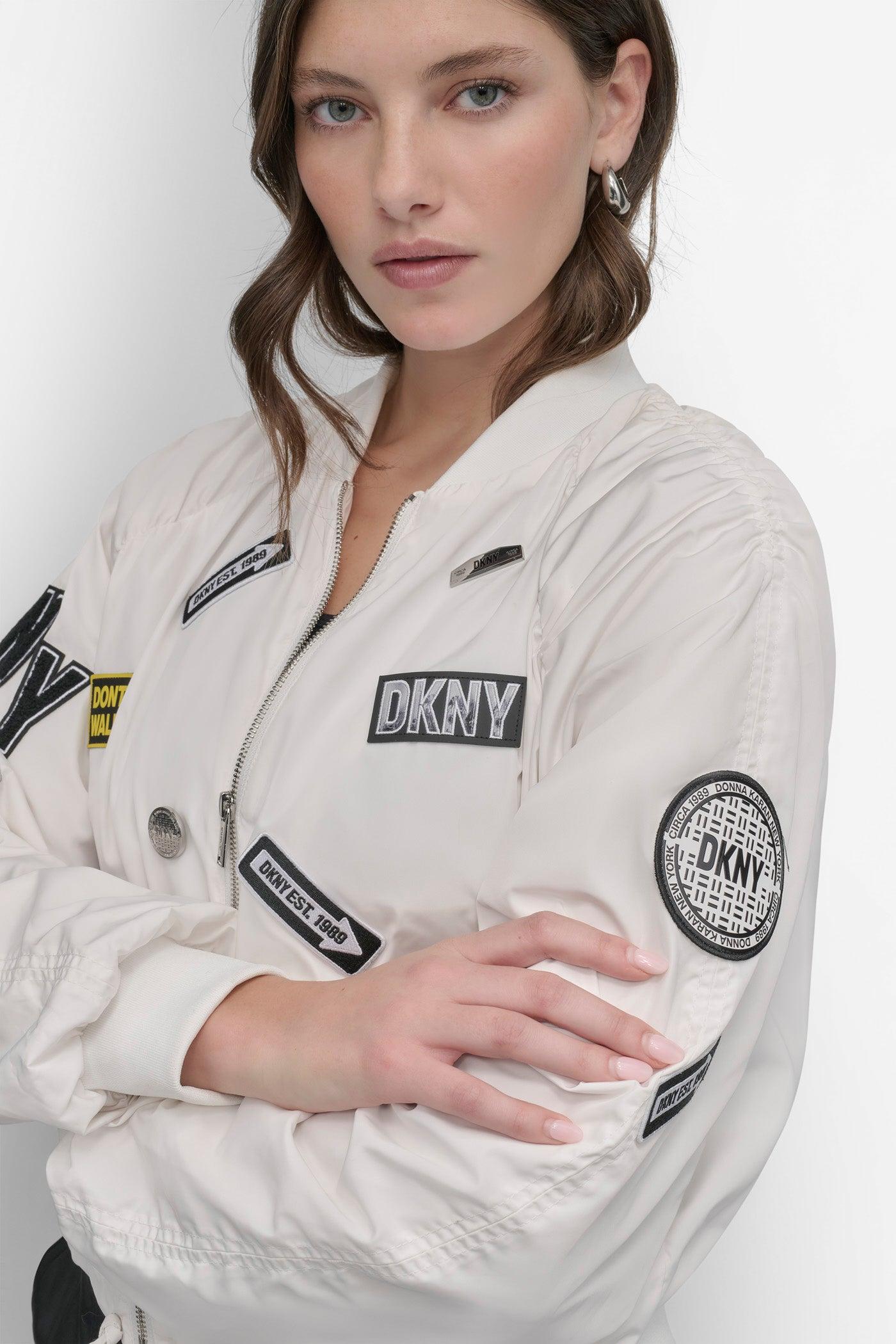 CROPPED EMBELLISHED BOMBER JACKET Product Image