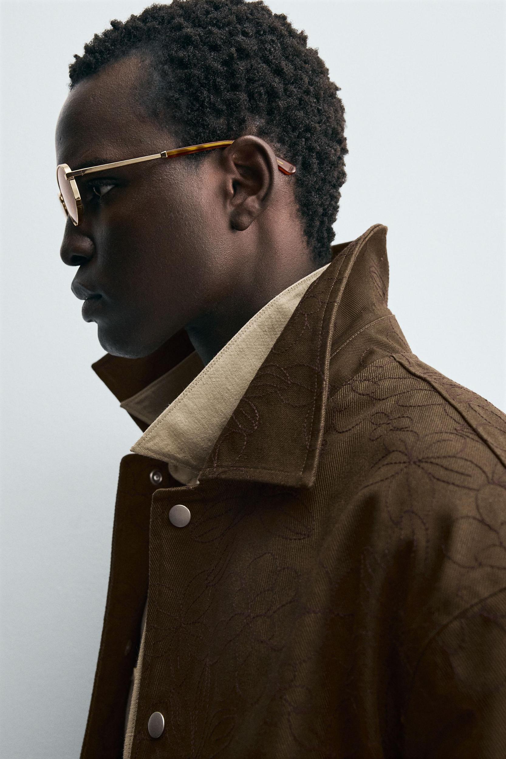 FLORAL JACQUARD JACKET Product Image