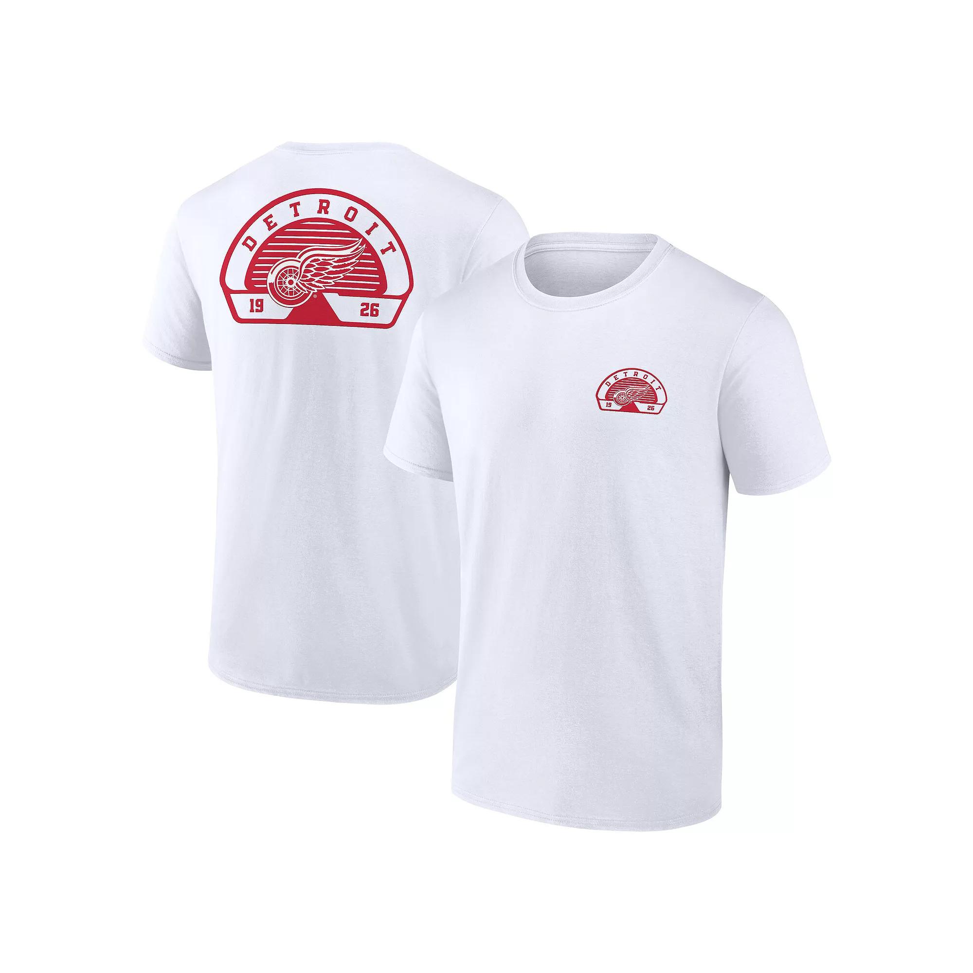 Men's Fanatics White Detroit Red Wings Valor T-Shirt, Size: Medium Product Image