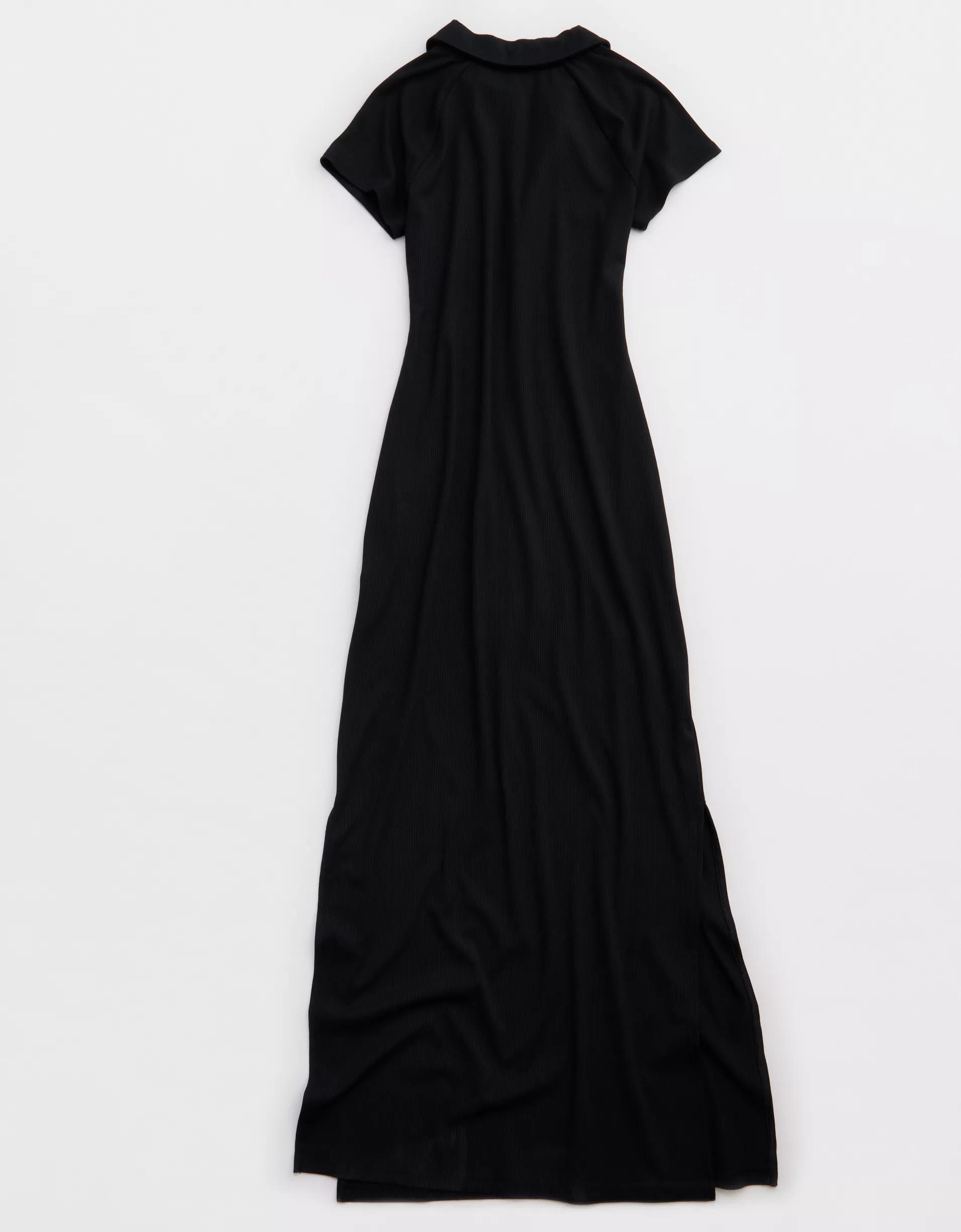 OFFLINE By Aerie Thumbs Up Heavyweight Polo Maxi Dress Product Image