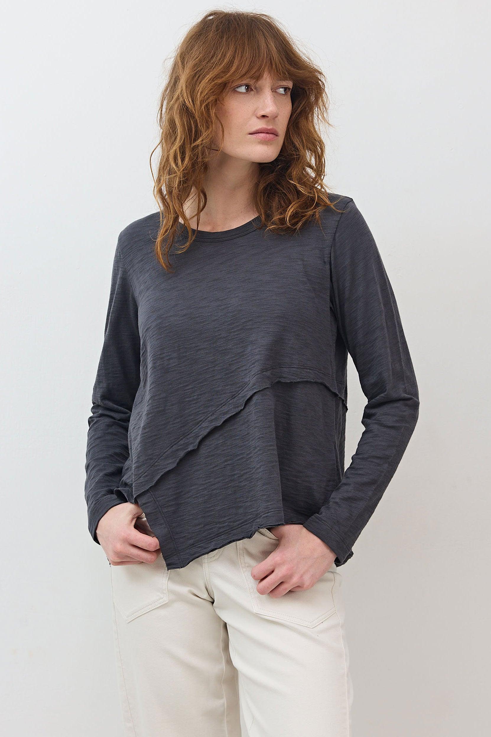 Inner Glow Asymmetric Long Sleeve Top Product Image