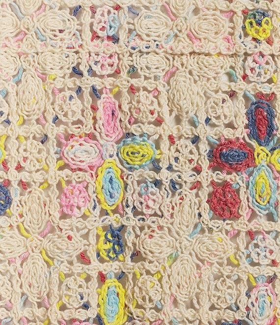 Charlie B. Crochet Knit Round Neck Sleeveless Top Product Image