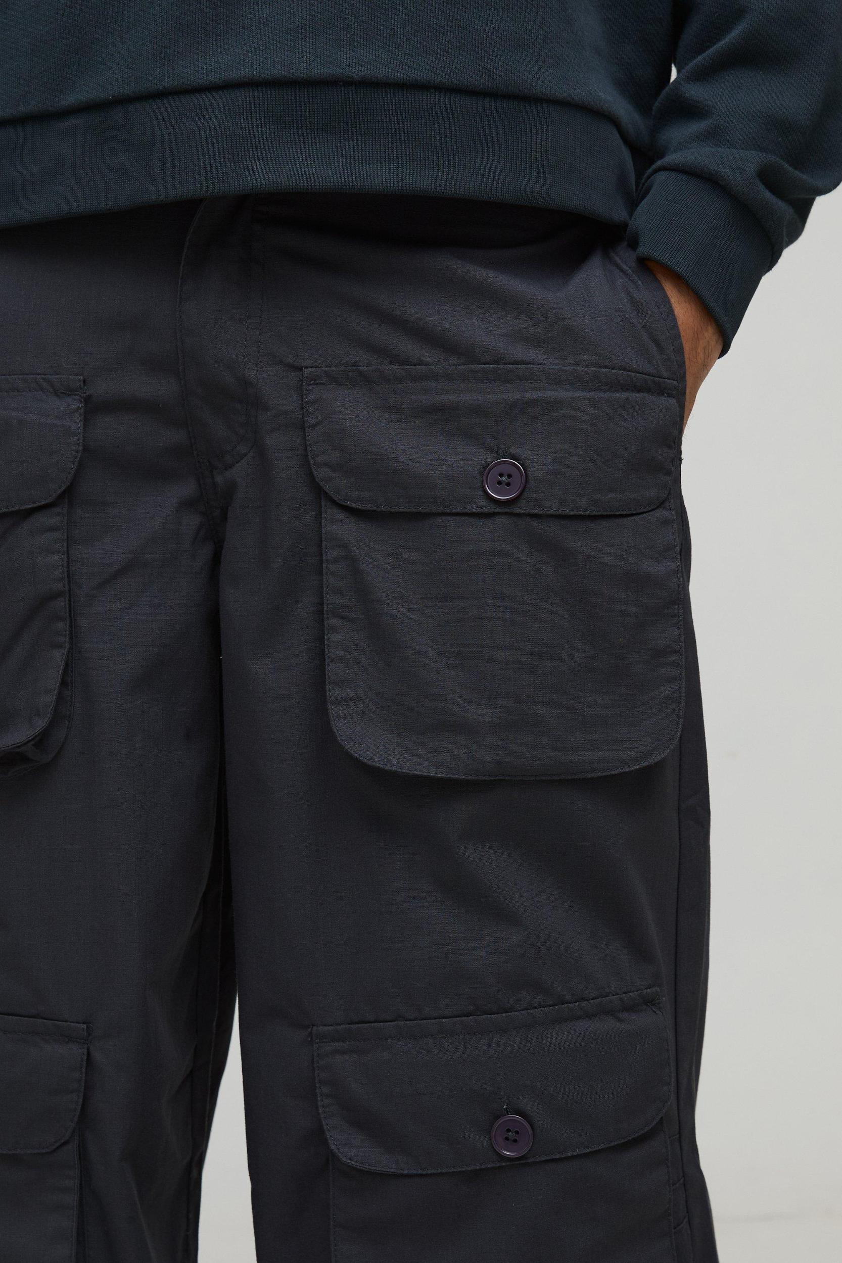 Super Baggy Ripstop Multi Pocket Cargo Pants | boohooMAN USA Product Image