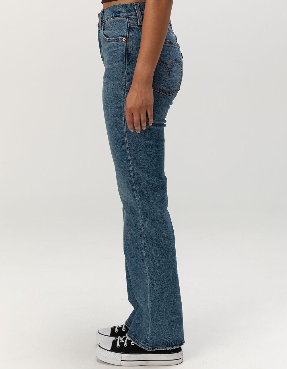 LEVI'S Premium Wedgie Bootcut Womens Jeans - Fair Point - DARK VINTAGE Product Image