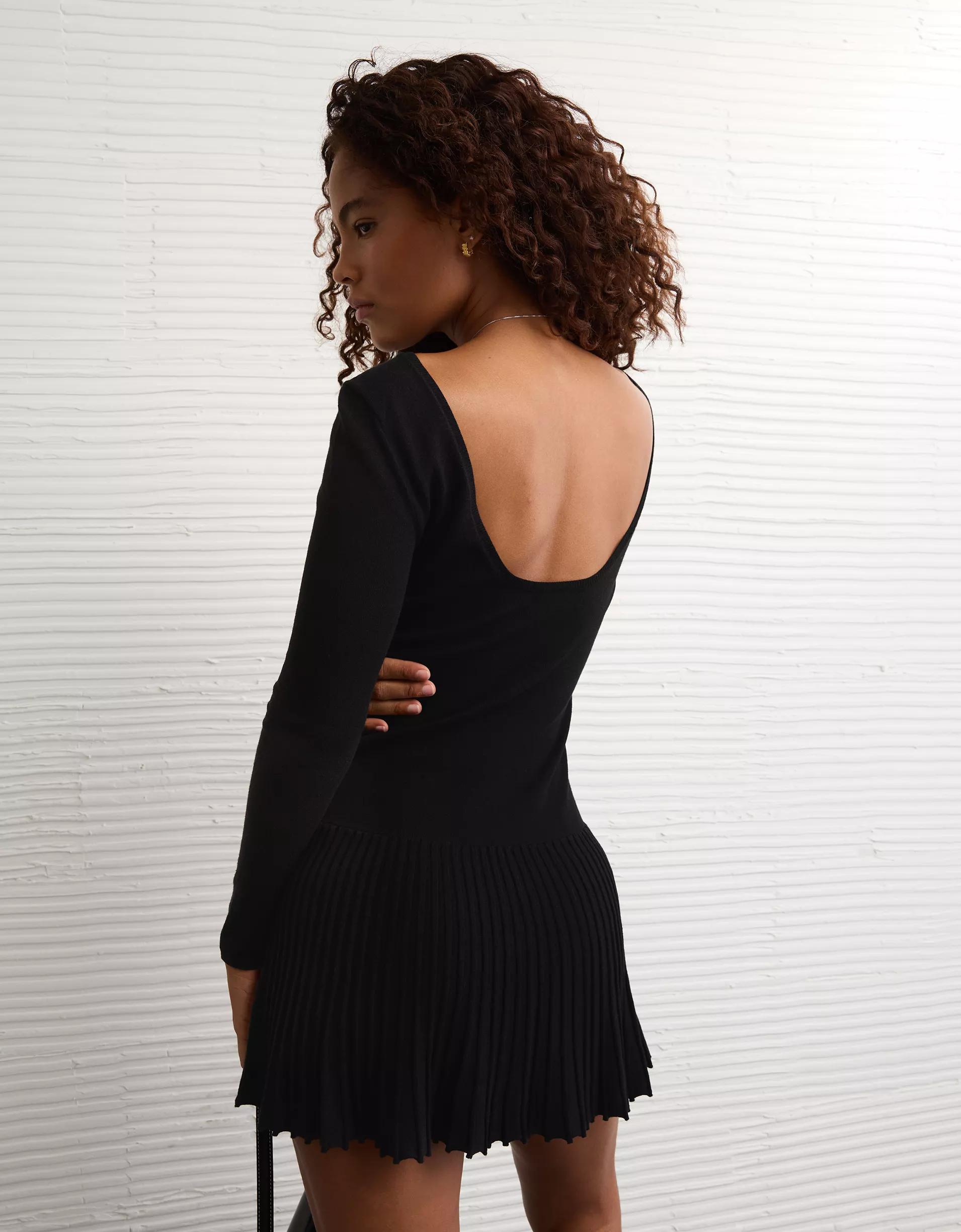 AE Drop Waist Sweater Mini Dress Product Image