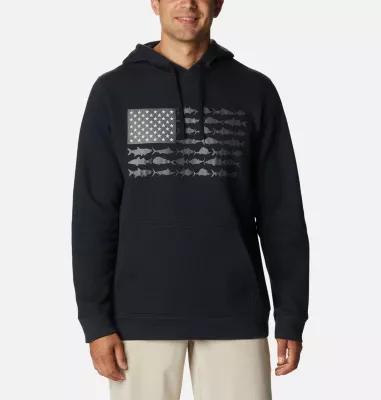 Columbia Mens PFG Fish Flag II Hoodie- Product Image