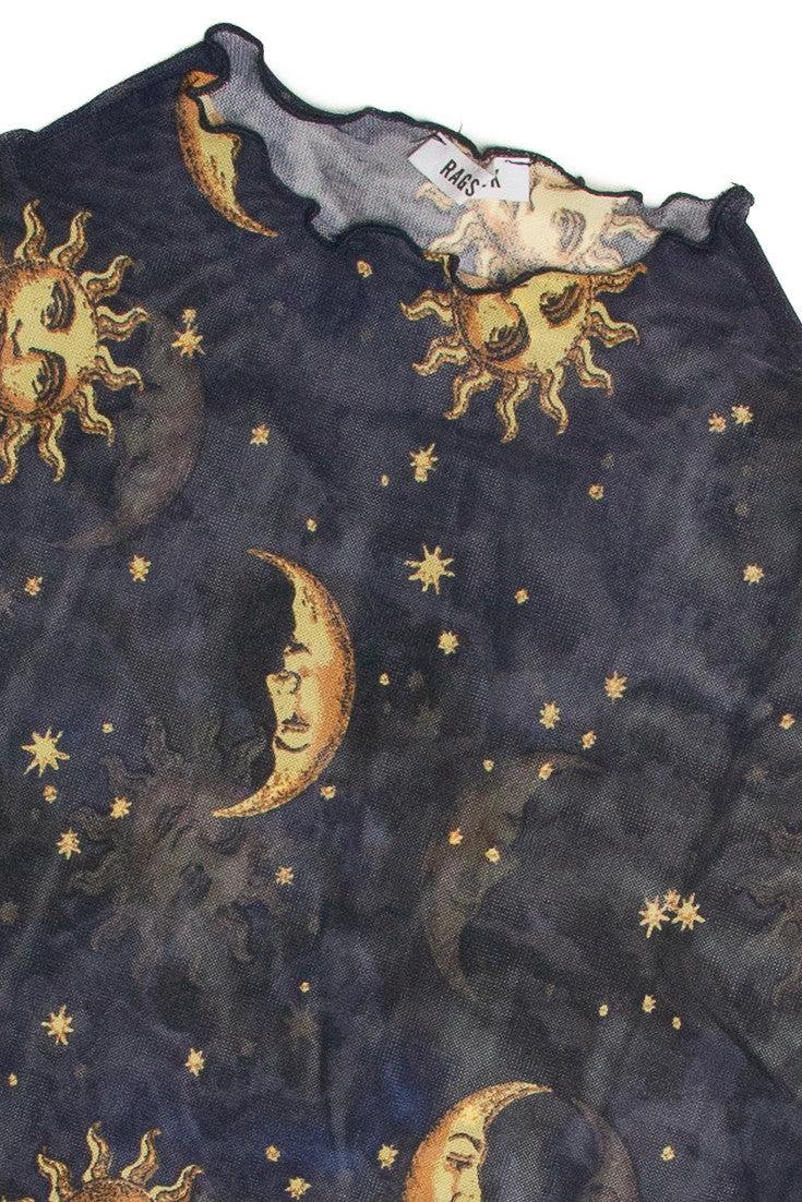 Extended Sizes Celestial Mesh Tee Product Image