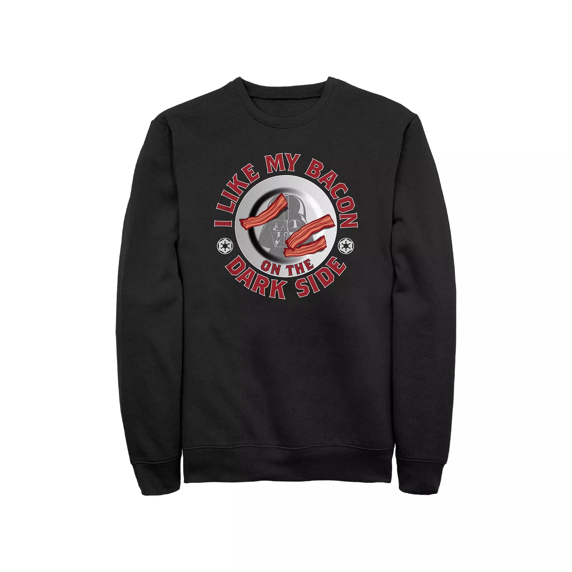 Men's Star Wars My Bacon On The Dark Side Graphic Fleece,  Product Image