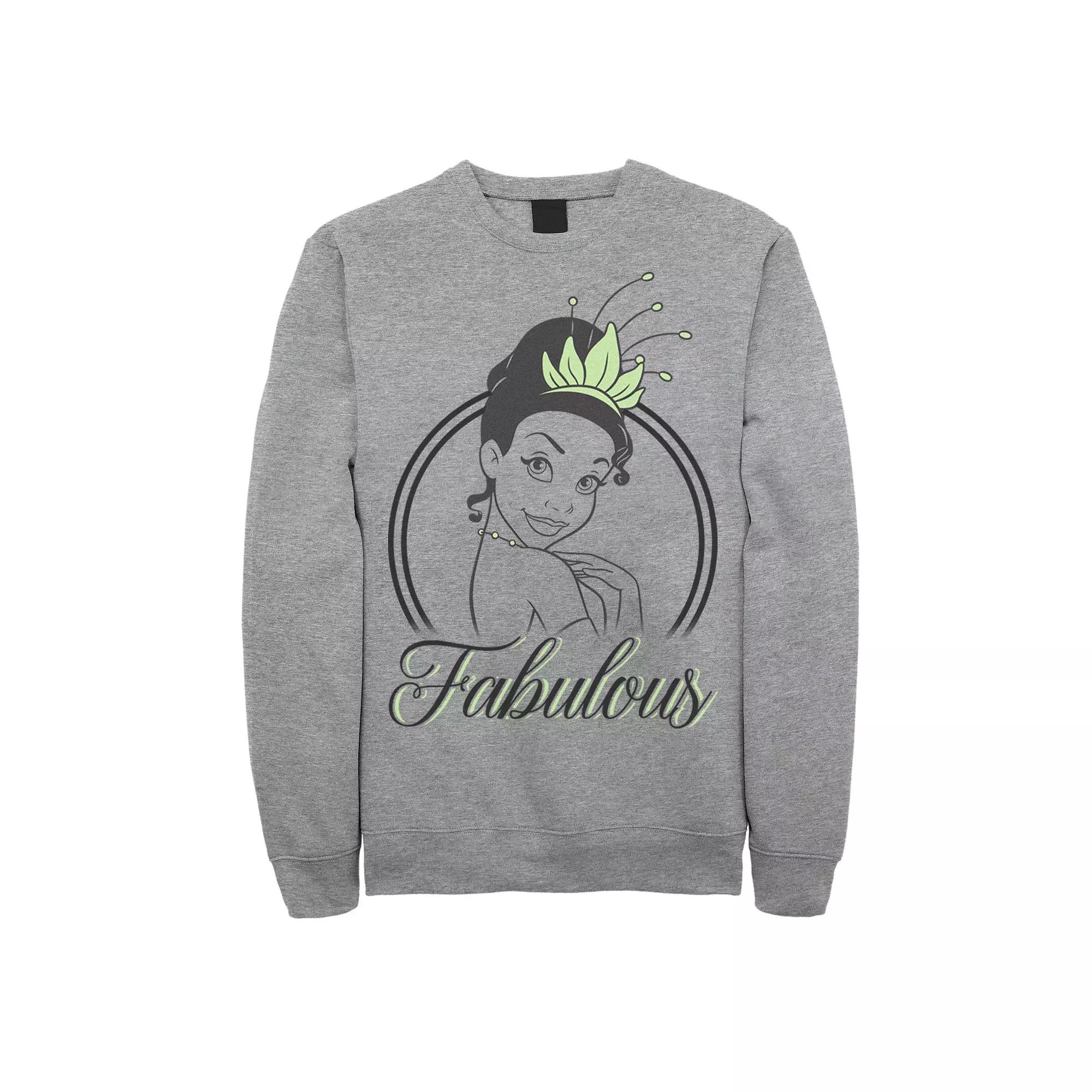 Men's Disney Princess And The Frog Tiana Over Shoulder Fabulous Sweatshirt,  Product Image