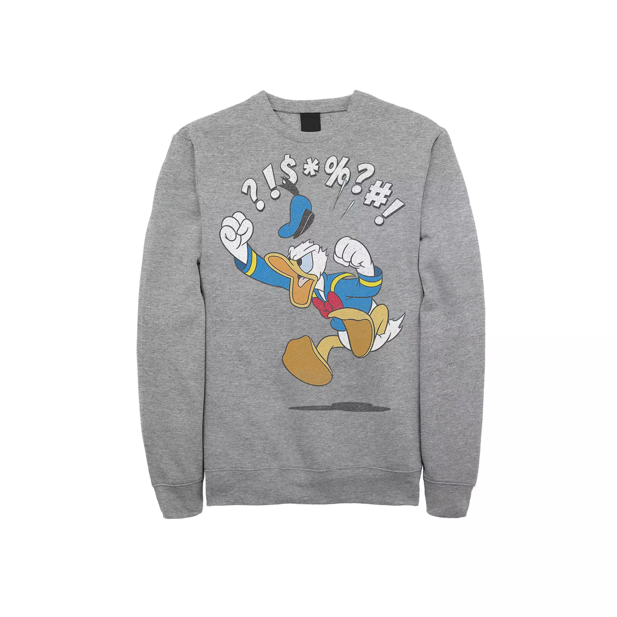Disney's Mickey & Friends Donald Duck Men's Angry Jump Sweatshirt,  Product Image