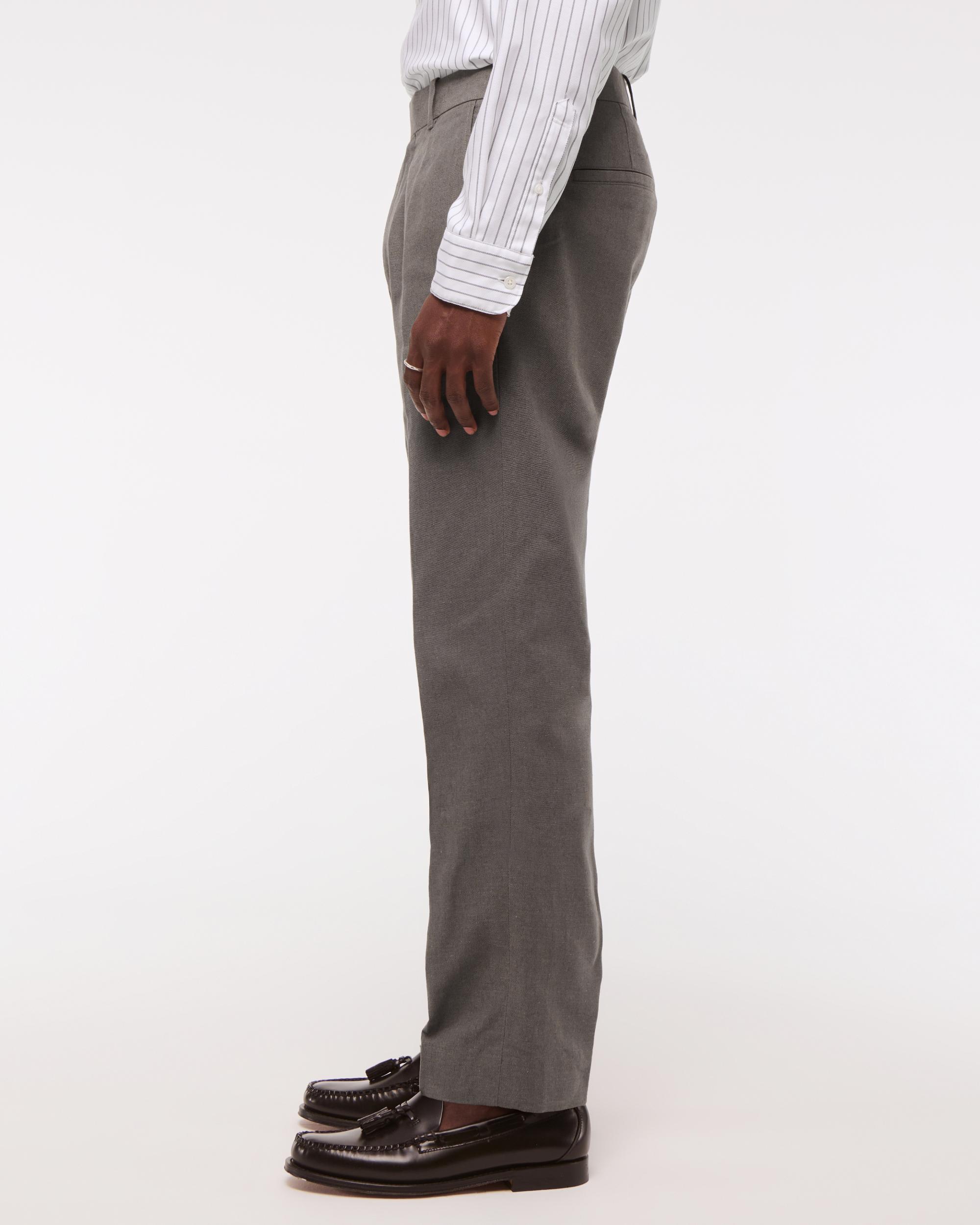The A&F Collins Slim Linen-Blend Suit Pant Product Image