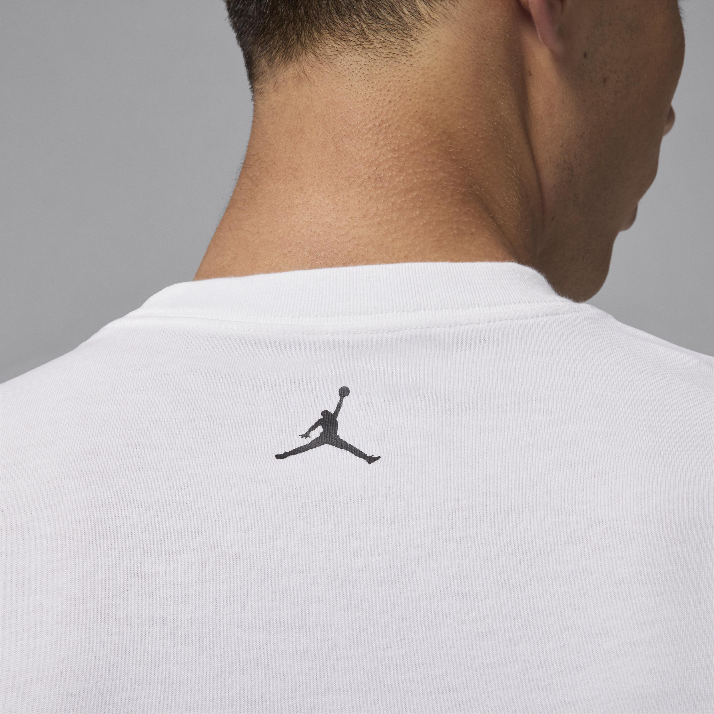 Jordan Mens Jordan Brand MJ 23 Short Sleeve Crew - Mens Black/White Product Image