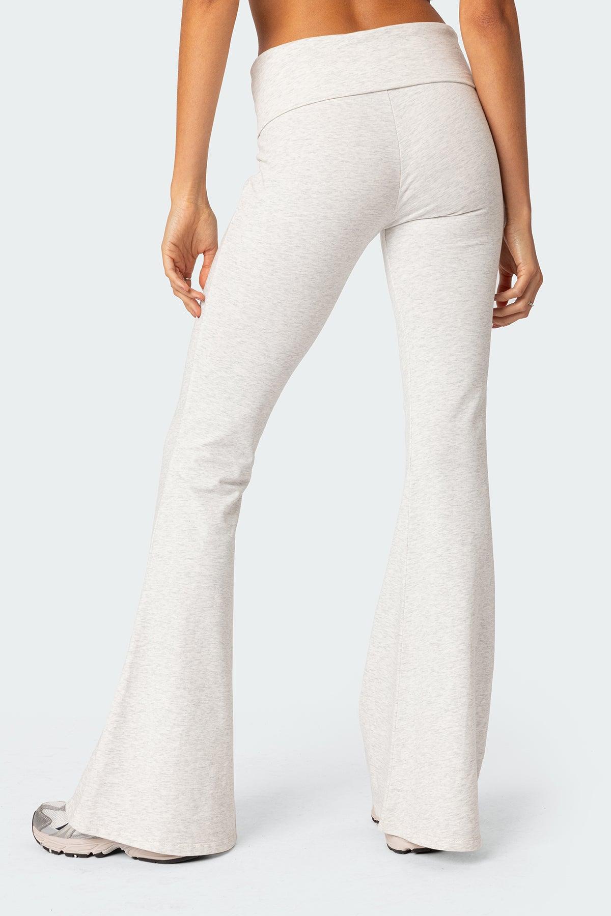 Naomi Fold Over Flared Leggings Product Image