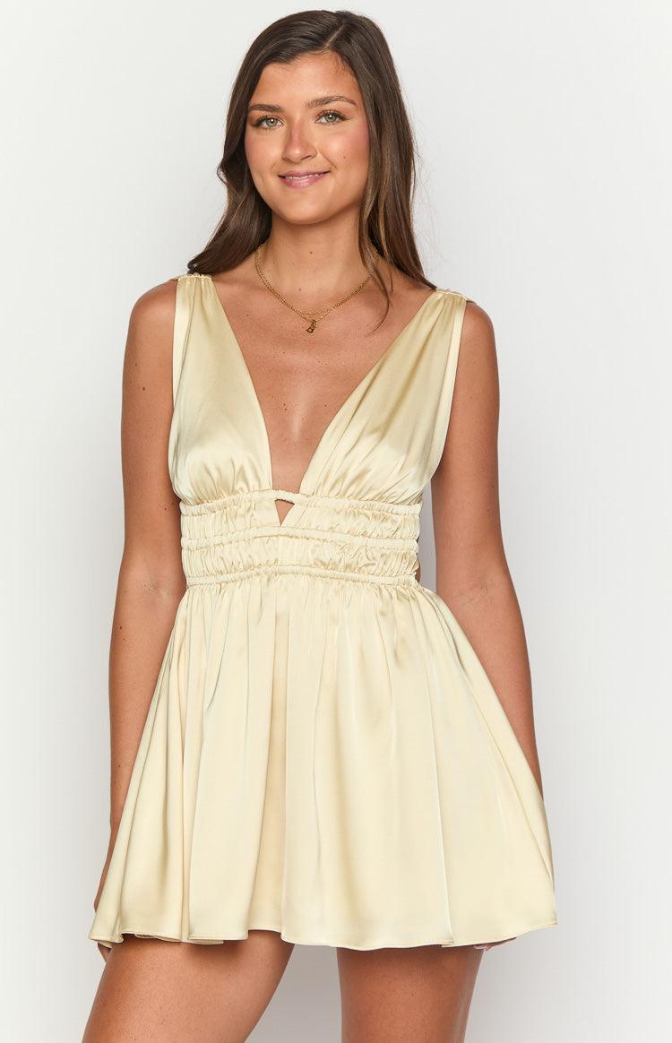 Genovia Yellow Mini Dress Girls Product Image