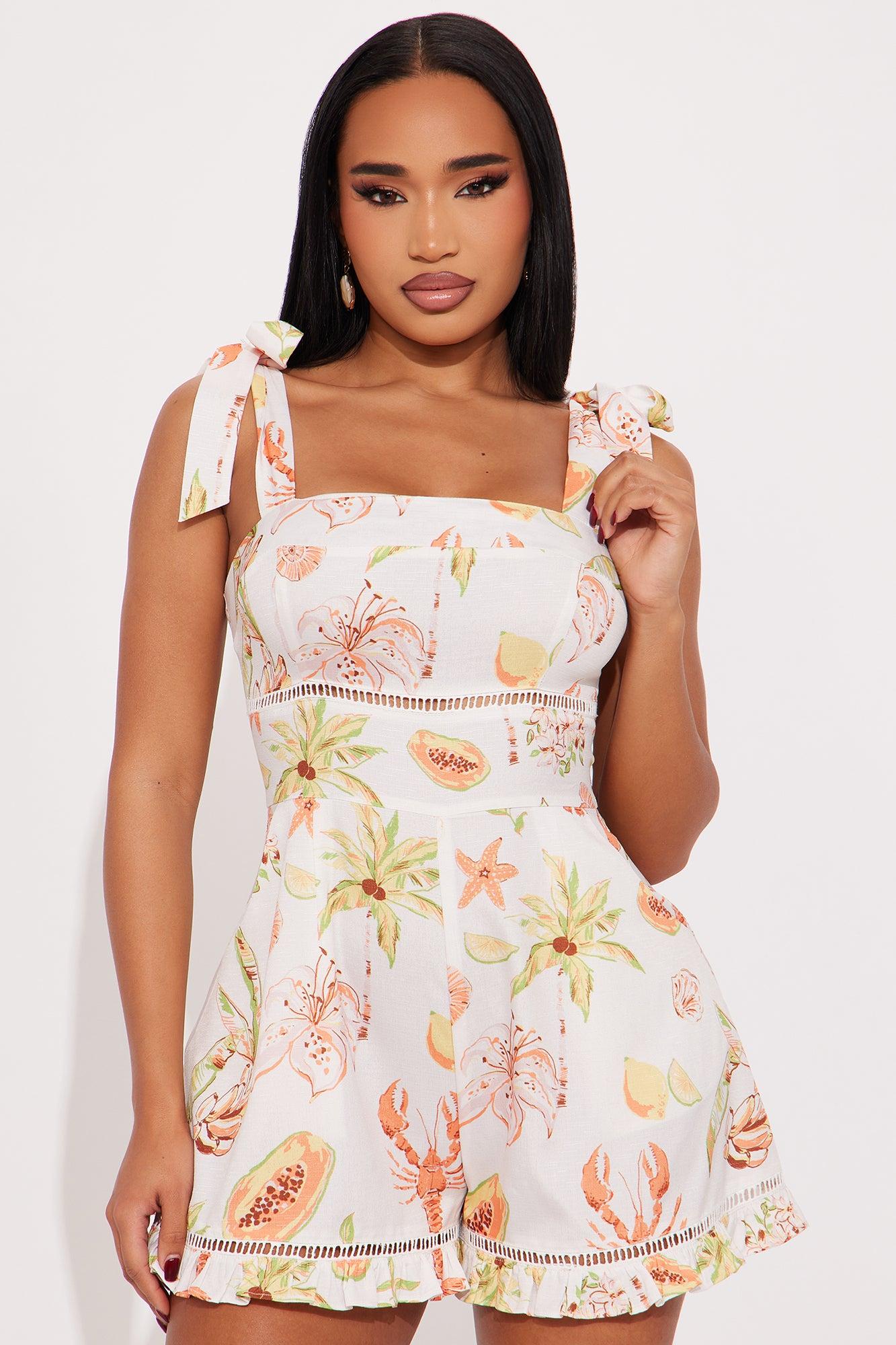 Paloma Romper - Ivory/combo Product Image