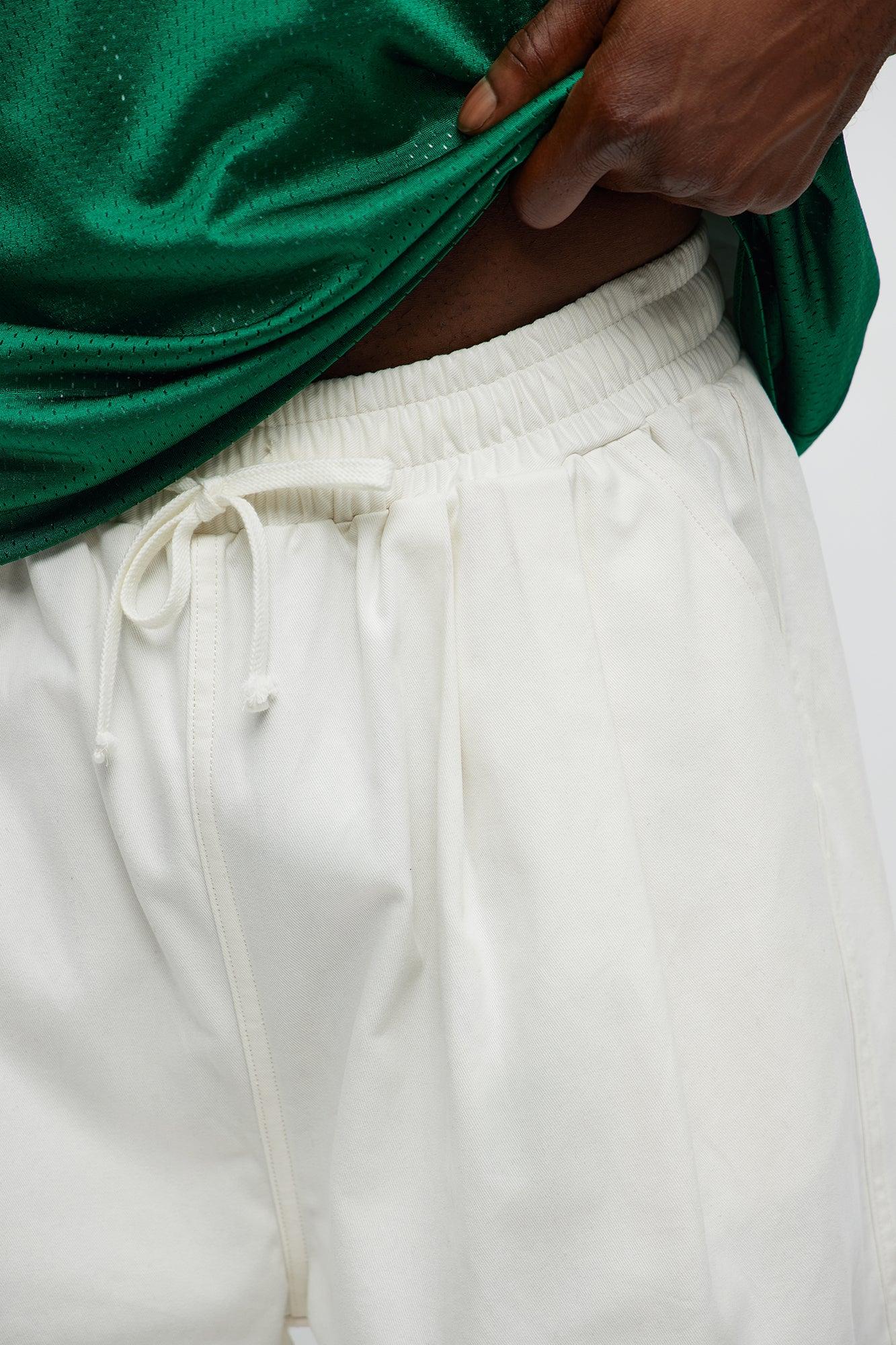 Baggy Damn Right Pants - Off White Male Product Image