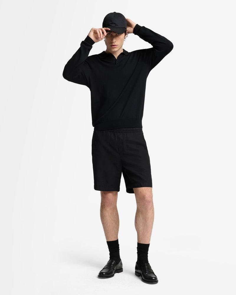 Linen Blend Jogger Short Product Image