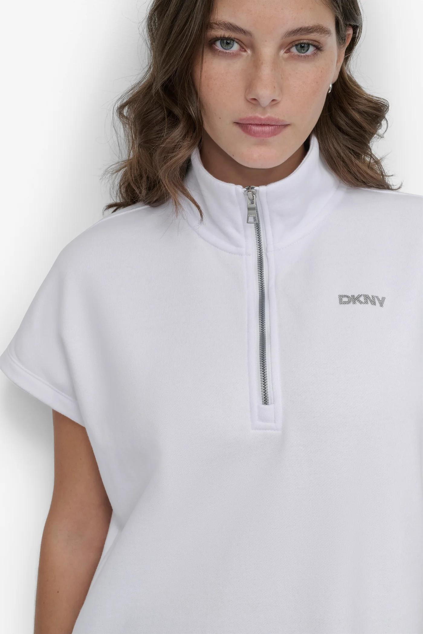 HALF-ZIP MINI SNEAKER DRESS Product Image