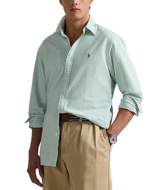 Polo Ralph Lauren Classic Fit Striped Oxford Shirt Product Image