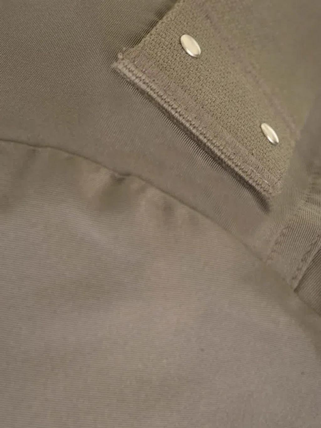 RICK OWENS Fogpoket Dove Grey Shirt Jackets Grey In Gray Product Image