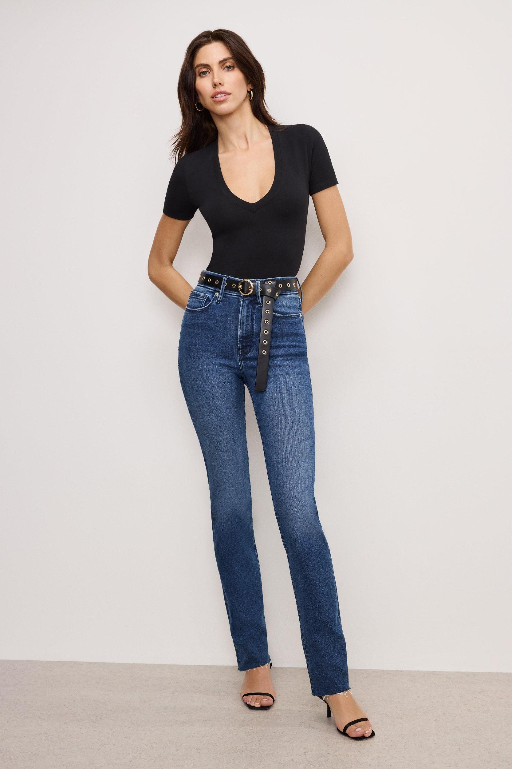 SUPER STRETCH DEEP V BODYSUIT | BLACK001 Product Image