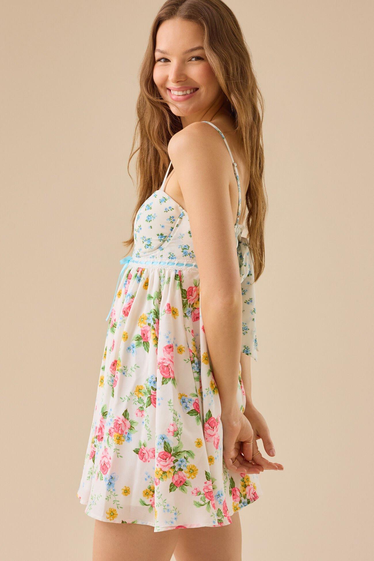 Laryna Floral Mini Dress Product Image