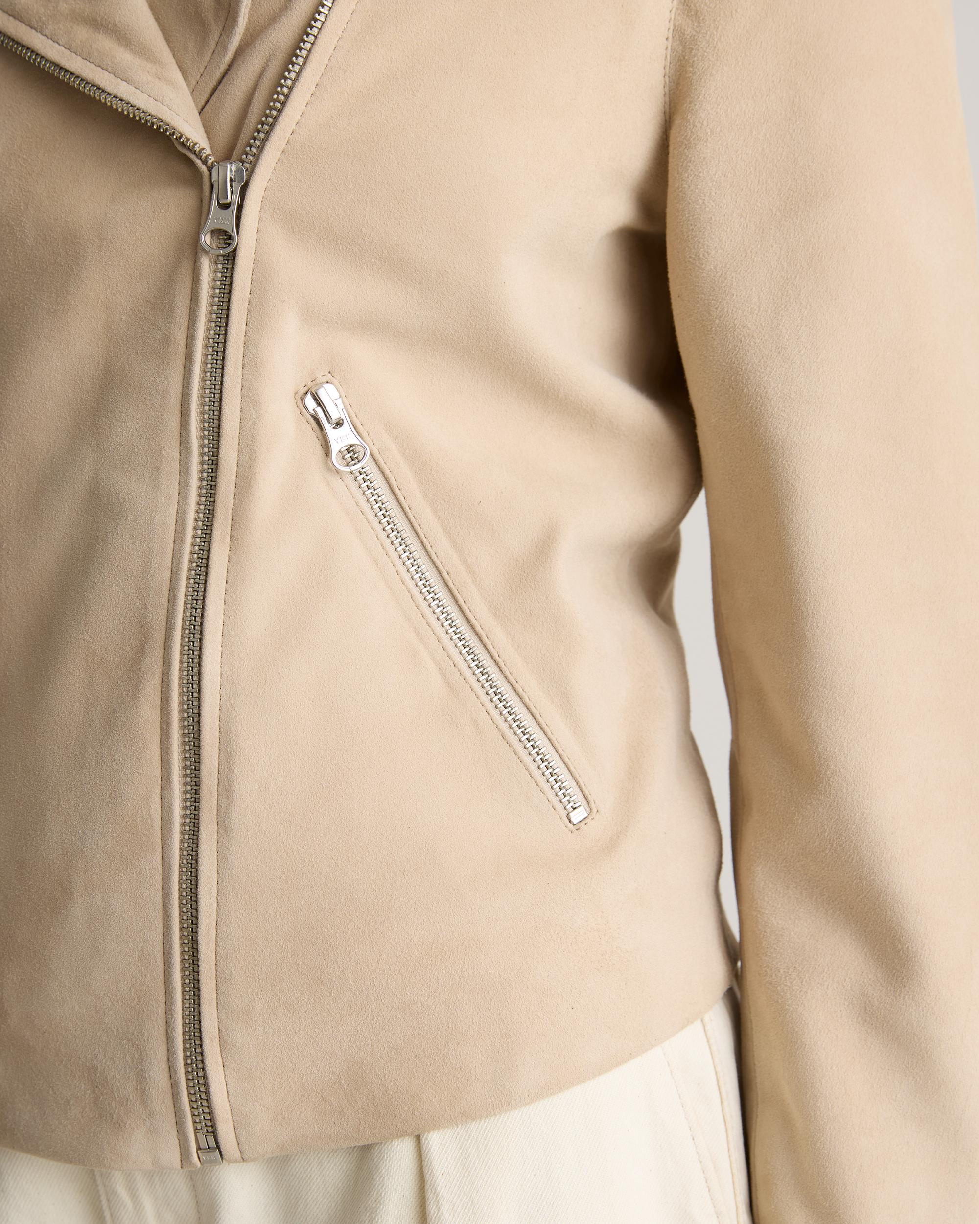 Quince | Women's 100% Suede Biker Jacket Size XS, Leather Product Image