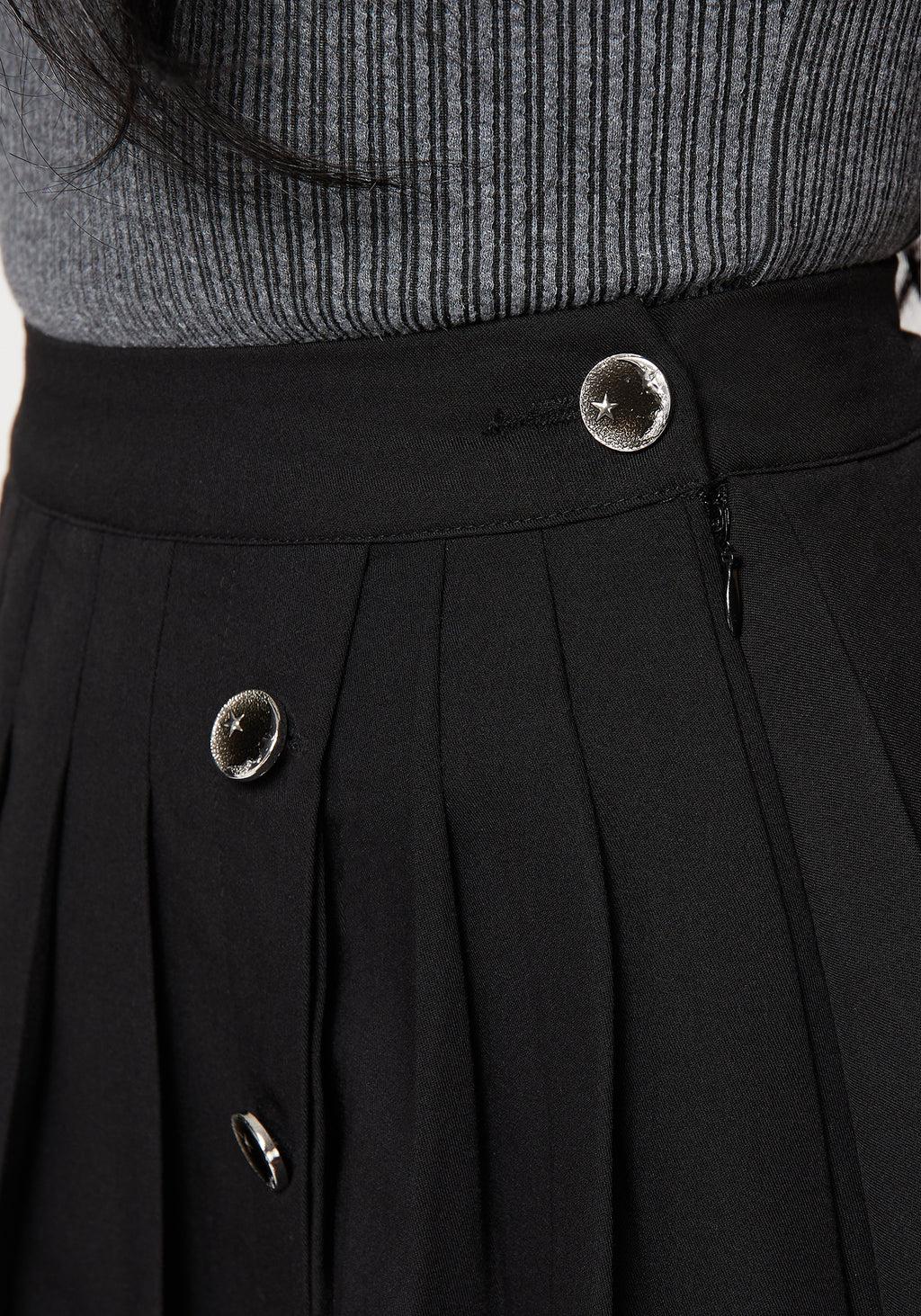 Moonage Pleated Mini Skirt Product Image