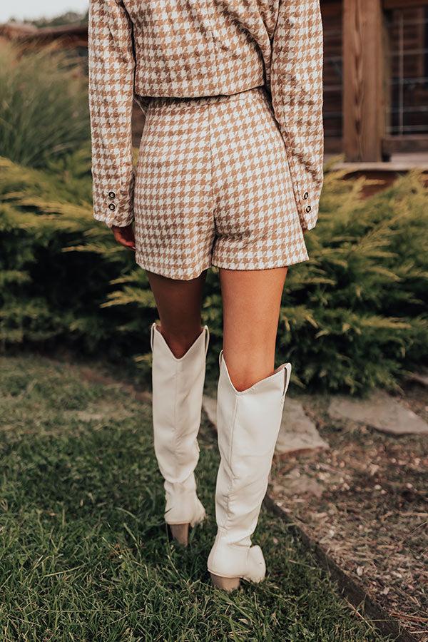 Call Me Chic Houndstooth Skort Product Image