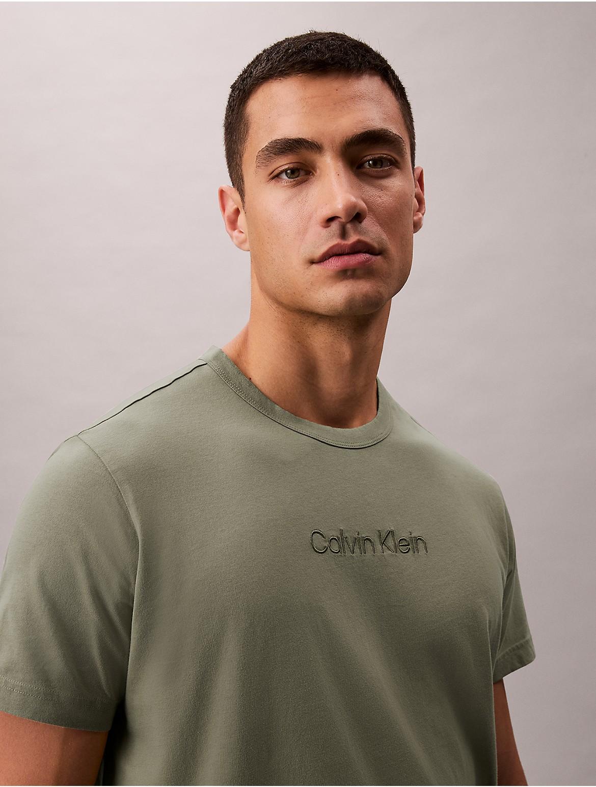 Calvin Klein Mens Calvin Klein Logo Sleep T-Shirt - Blue Product Image