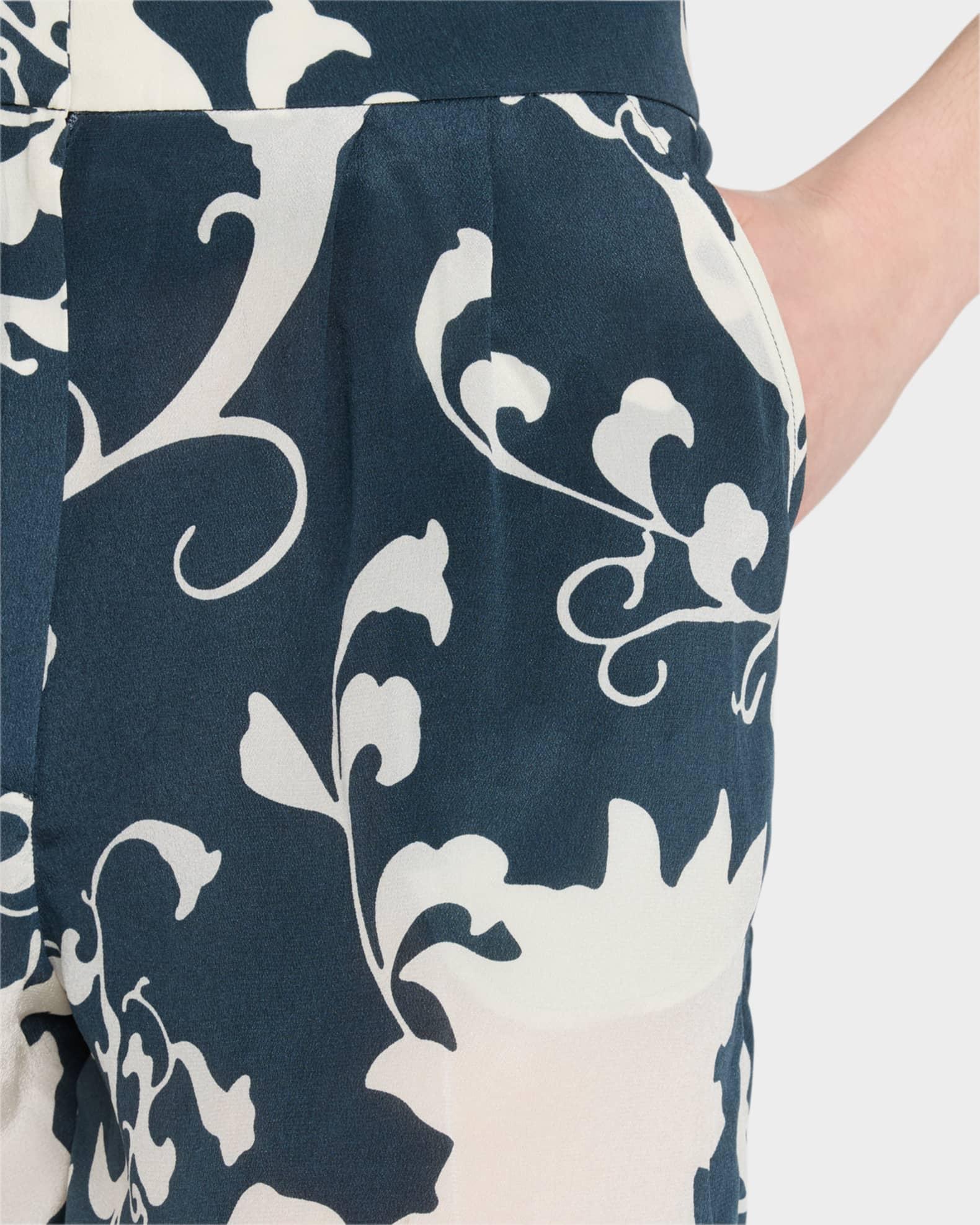 Tamu Pleated Silk Shorts Product Image