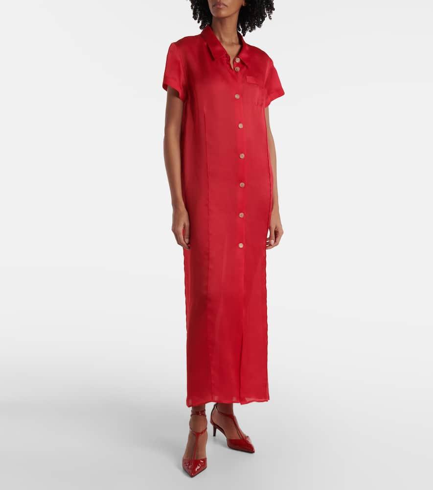 KHAITE Mia 45 Patent Leather Pumps In Red Product Image