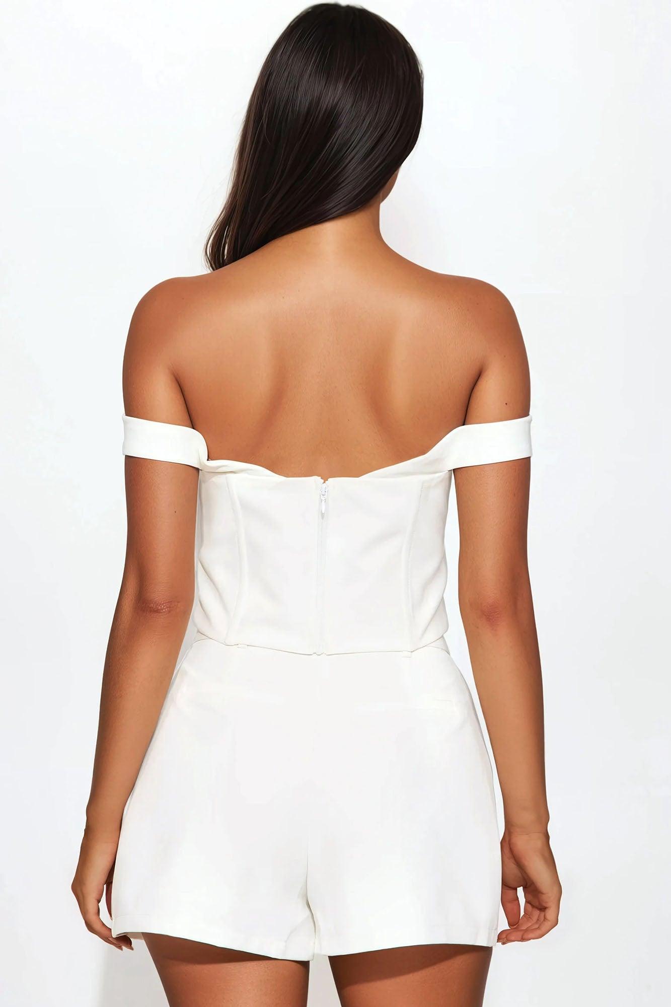 Work Trip Short Set - White Product Image