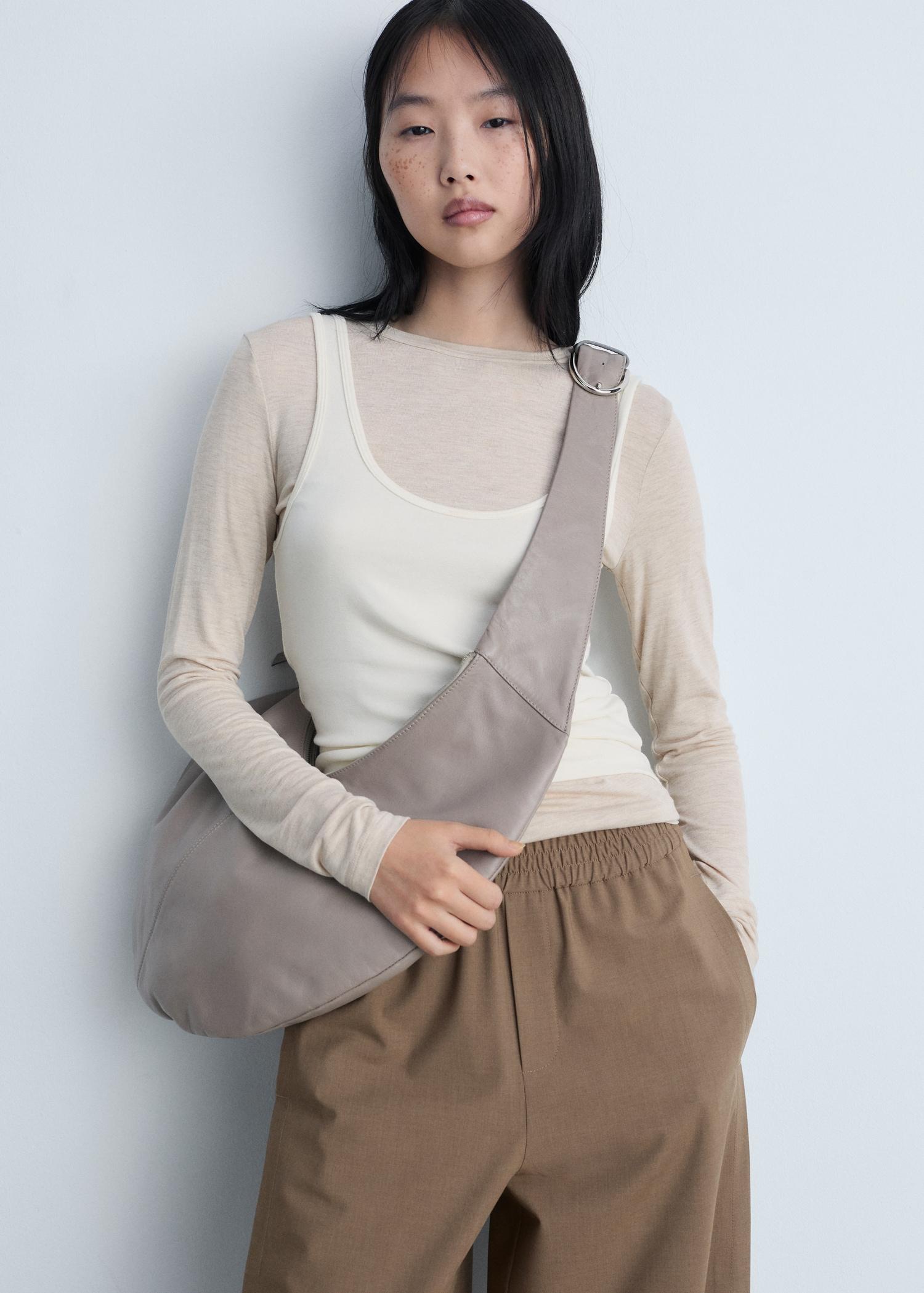 Wide-leg jogger pants - Women | MANGO USA Product Image