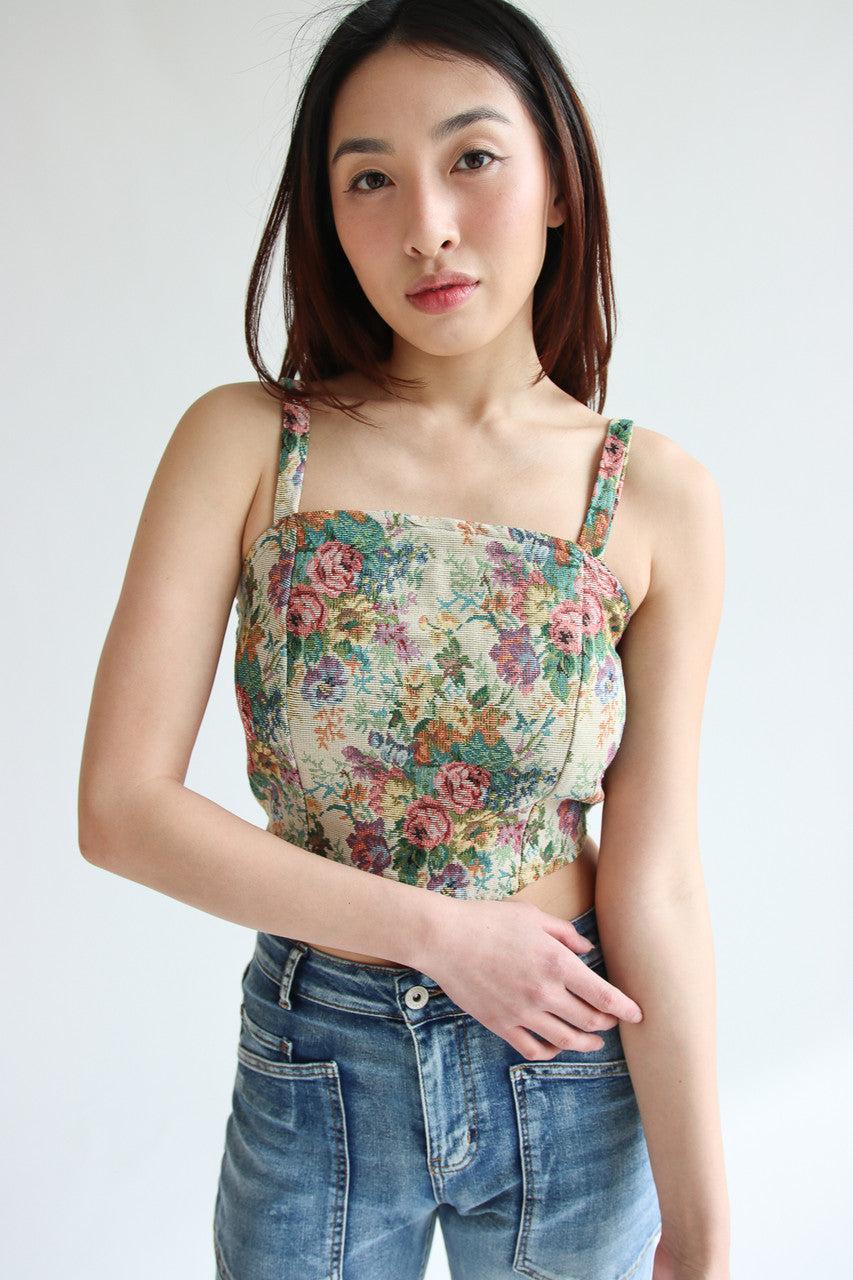 Tapestry Crop Tank Product Image