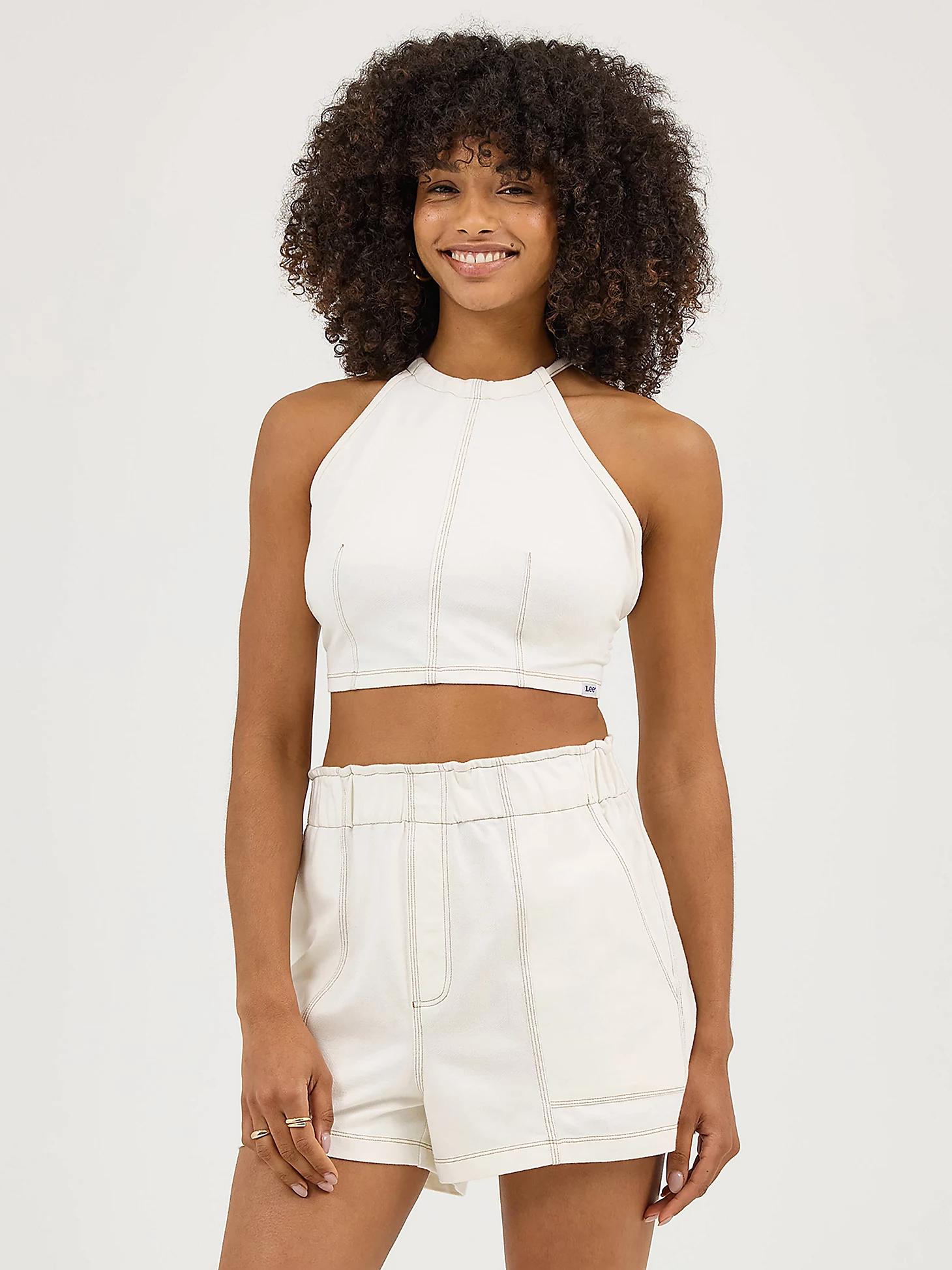 Women's Backless Tie Halter Tank | Women's Tops & Tees | Lee® Product Image