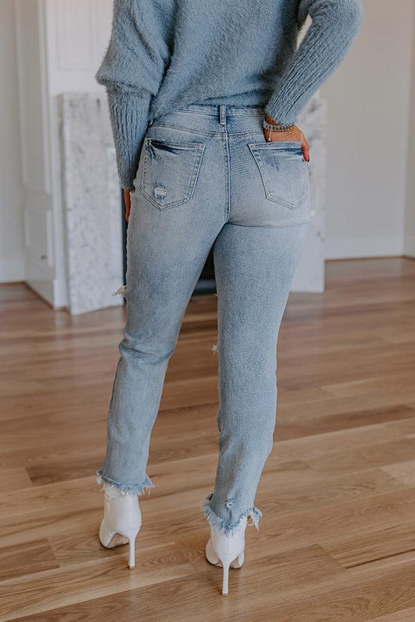 The Cely High Waist Distressed Jean Product Image