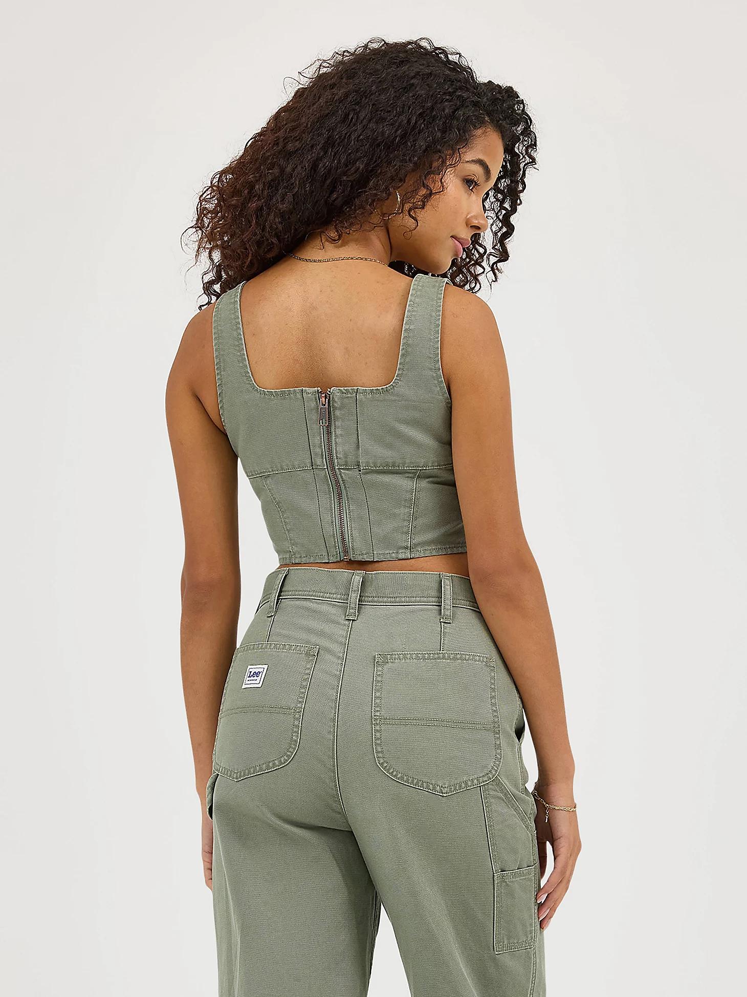 Women's Slim Corset Tank | Women's Tops & Tees | Lee® Product Image