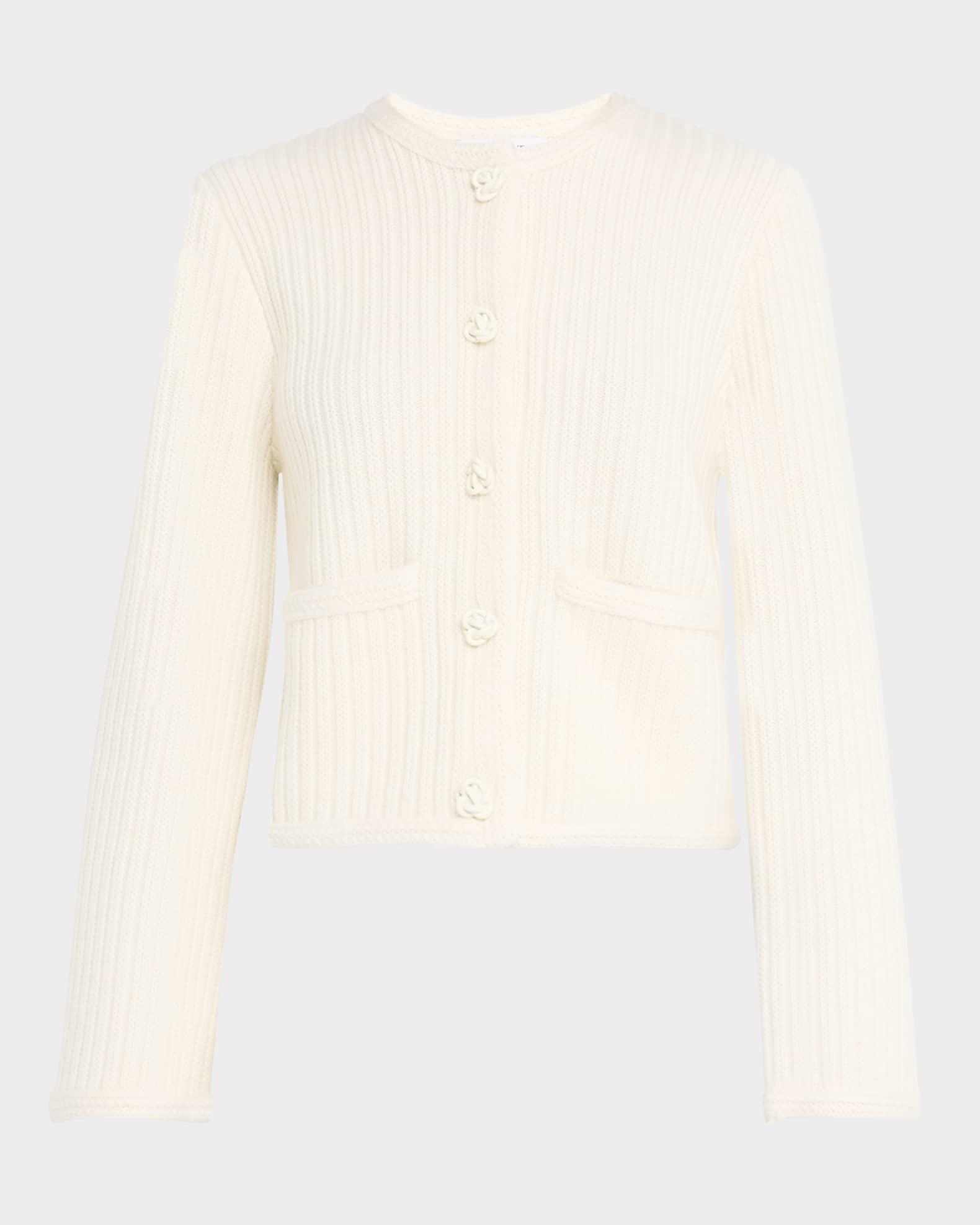 Wool-Cashmere Cardigan Jacket Product Image