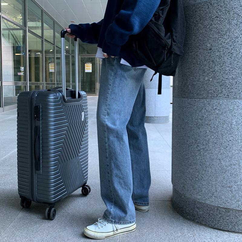 RT No. 3390 BLUE STRAIGHT DENIM JEANS Product Image