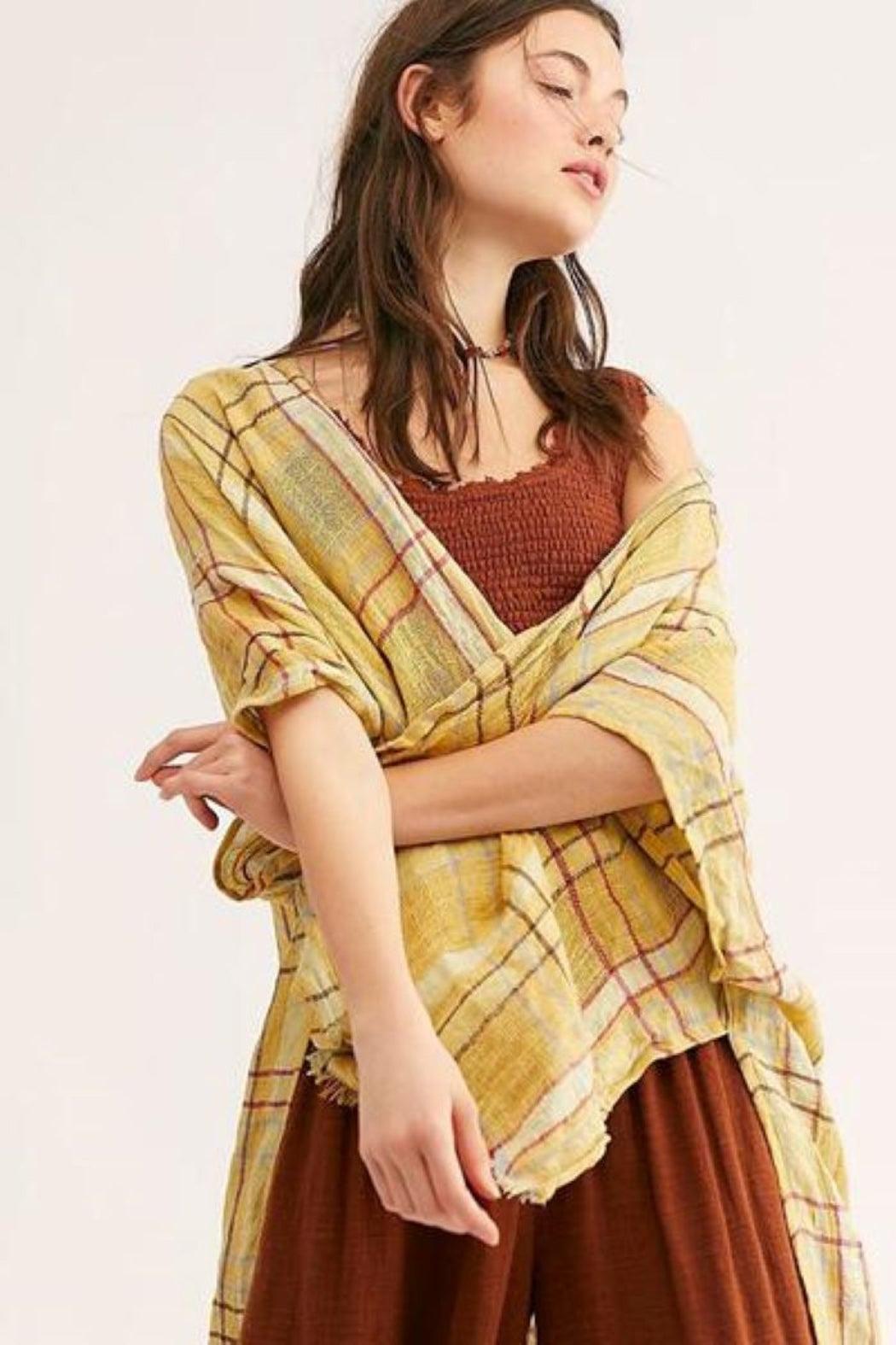 Reverie Plaid Kimono Product Image