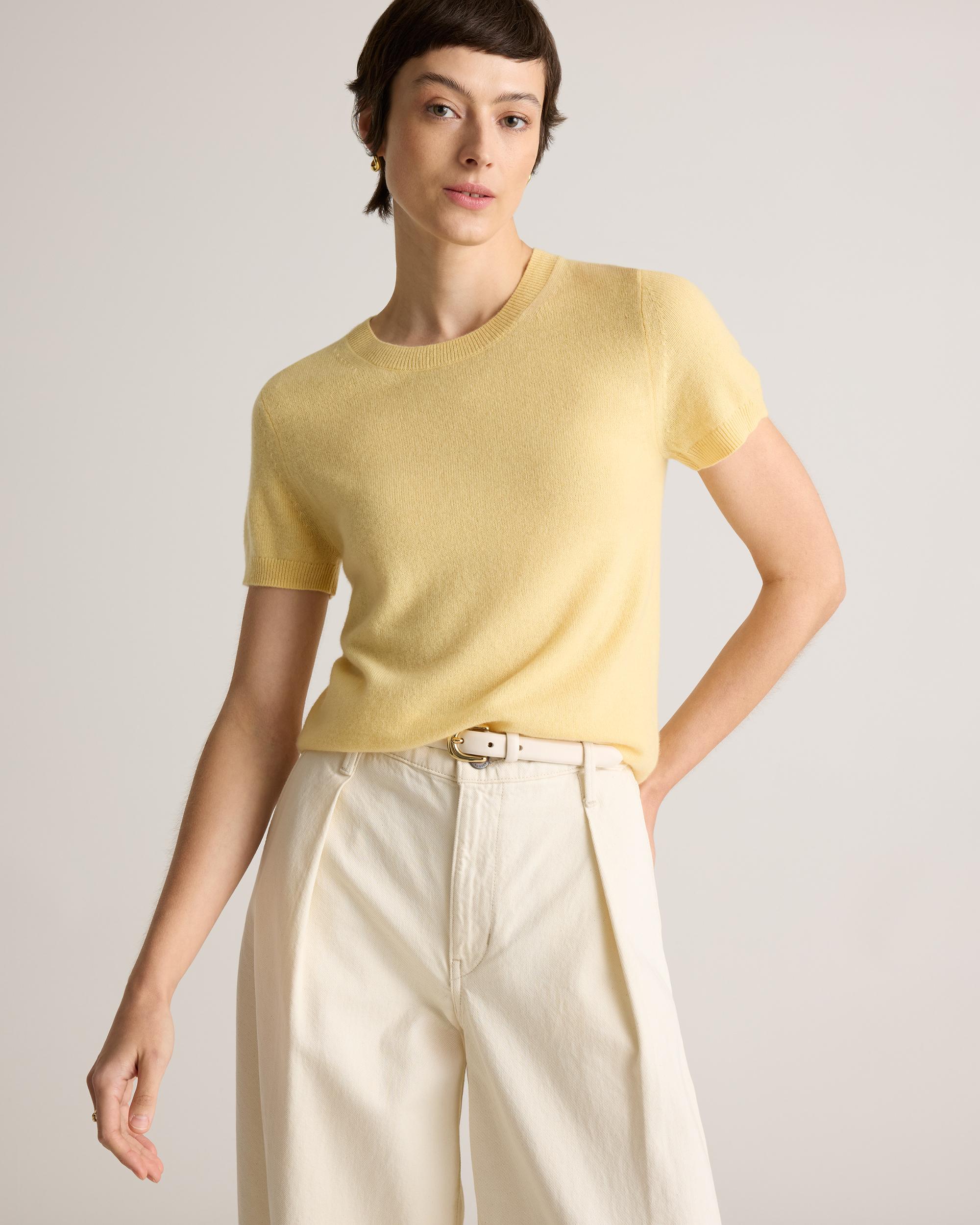 Quince | Women's Mongolian Cashmere T-Shirt Product Image