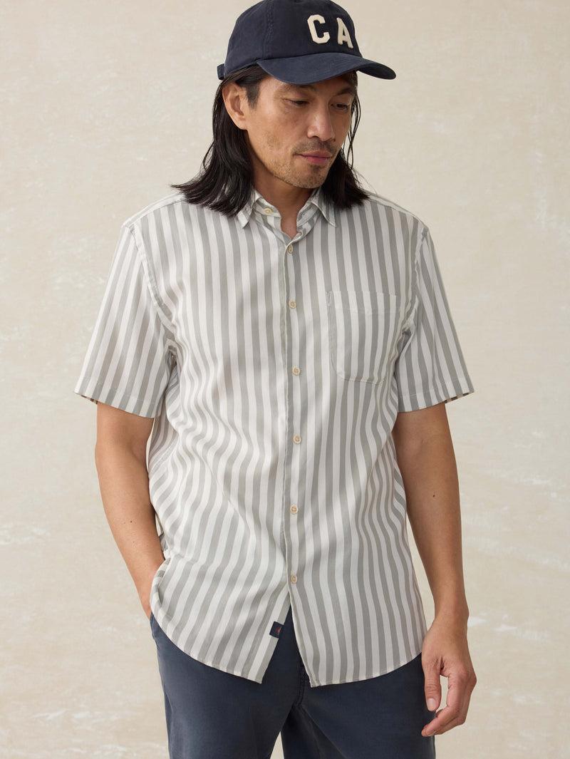 Short-Sleeve Movement™ Monterey Shirt - Clover Valley Stripe Product Image