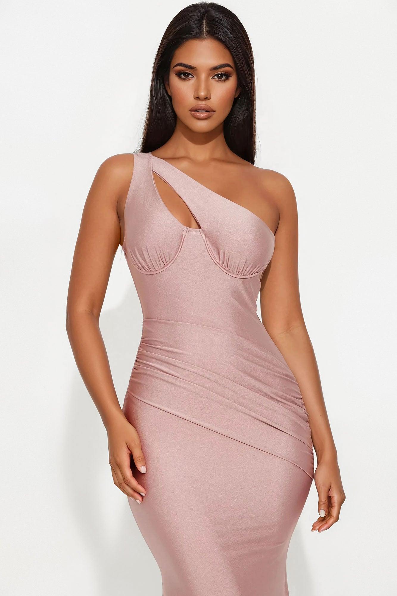 As You Know It Maxi Dress - Mauve Female Product Image
